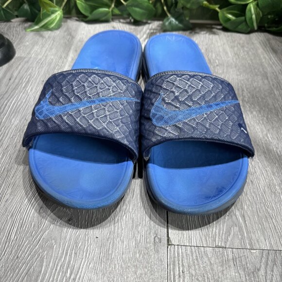Nike Benassi Solarsoft Men\'s Size 10 Slides Sandals Midnight Navy 705474-440 main image 5